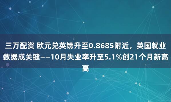 三万配资 欧元兑英镑升至0.8685附近，英国就业数据成关键——10月失业率升至5.1%创21个月新高